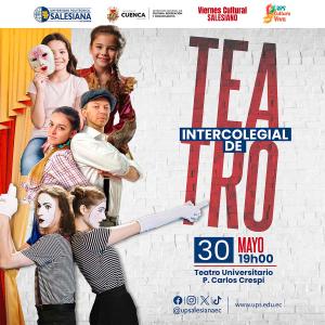Afiche del Intercolegial de Teatro